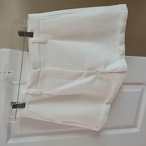 Walter Baker white high wasted dress shorts